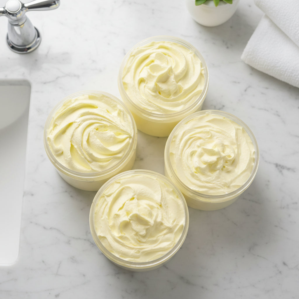 Zesty Crème Whipped Soap – Lemon Cookie Bar Fragrance