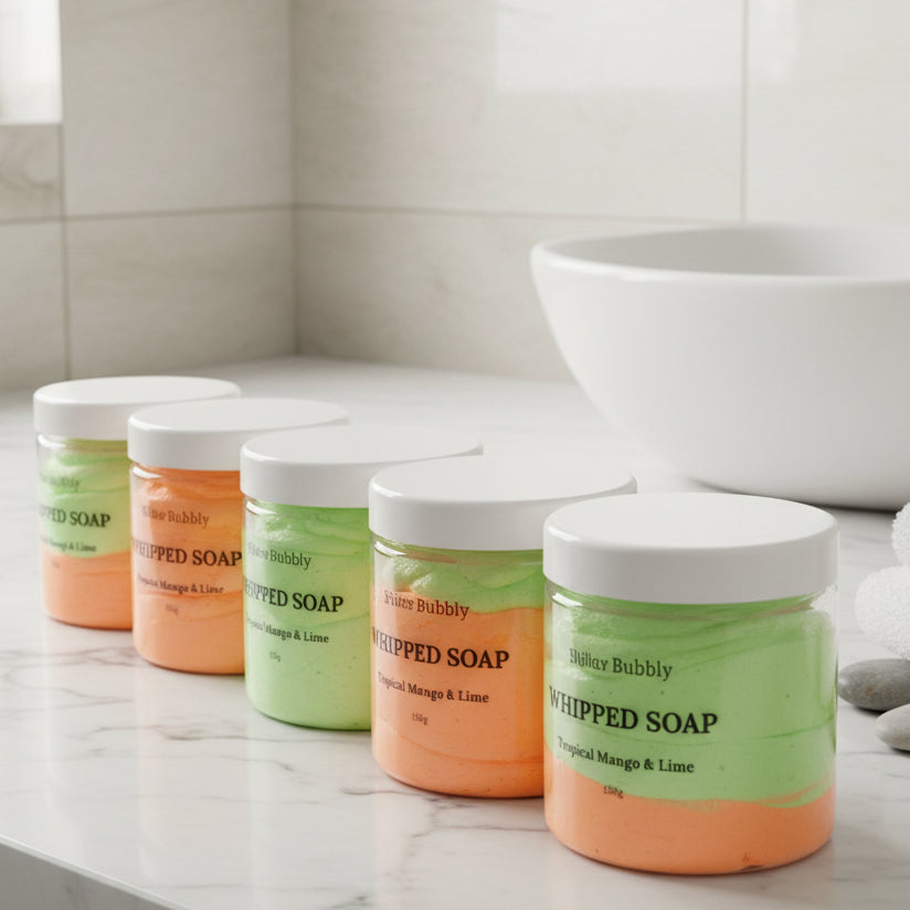 Mango Mirage Whipped Soap – Tropical Mango & Lime Fragrance