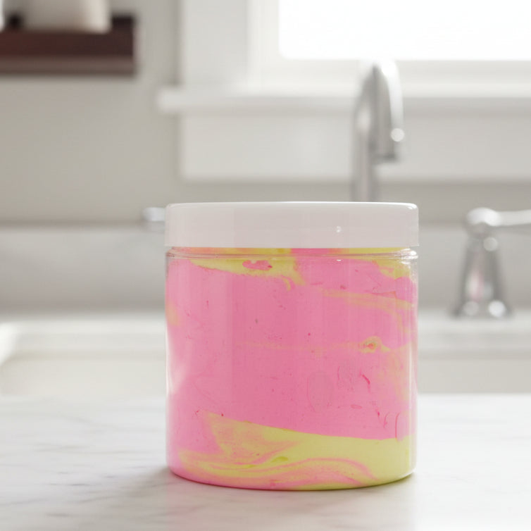 Citrus Spark Whipped Soap – Pink Grapefruit Fragrance