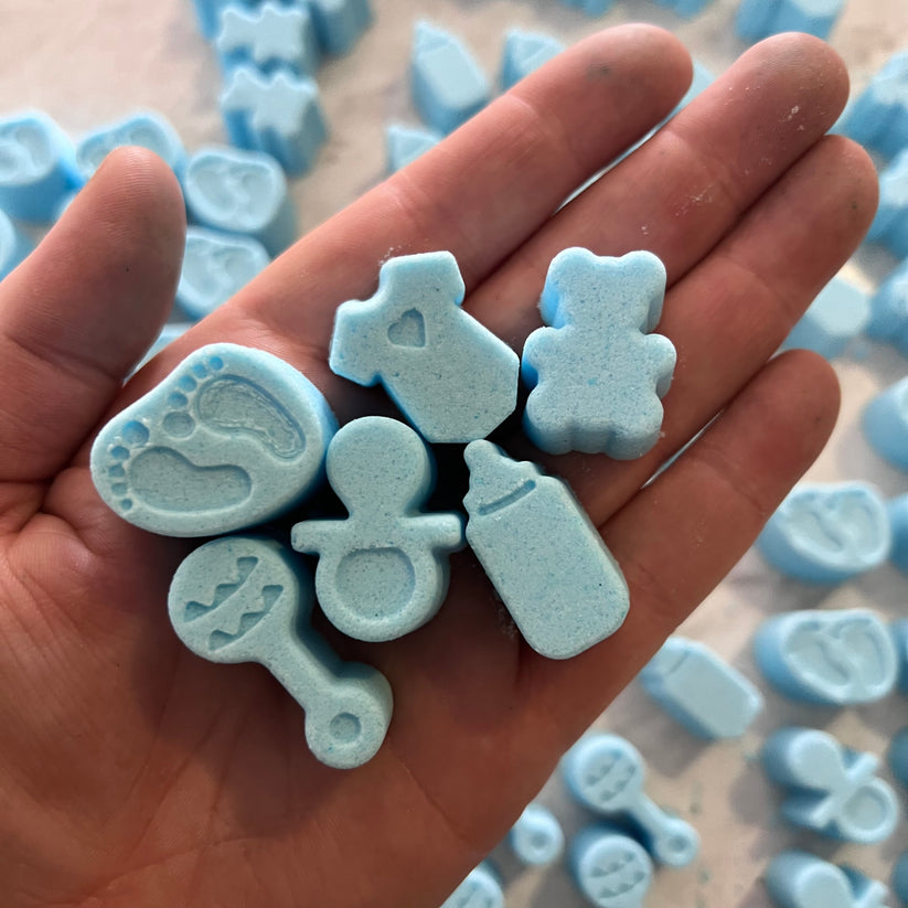Baby Shower Confetti Moulds and Plungers (Sold as a complete set)