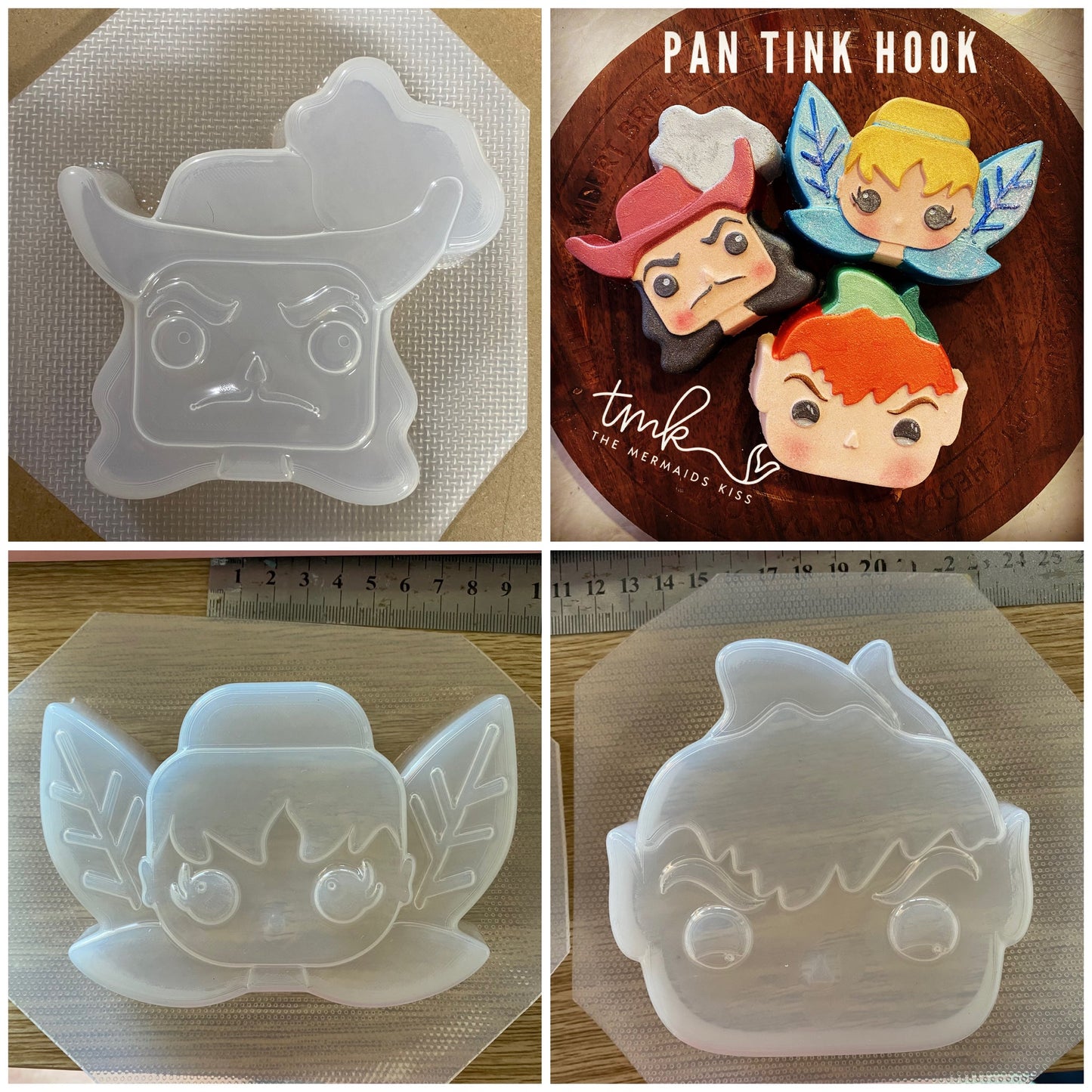 Pan-Tink-Hook Collection (Vacuum Form Mould)❤️