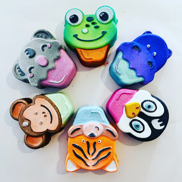 Complete Set -Chibi Cupcake Animals Collection (Vacuum Form Mould)❤️