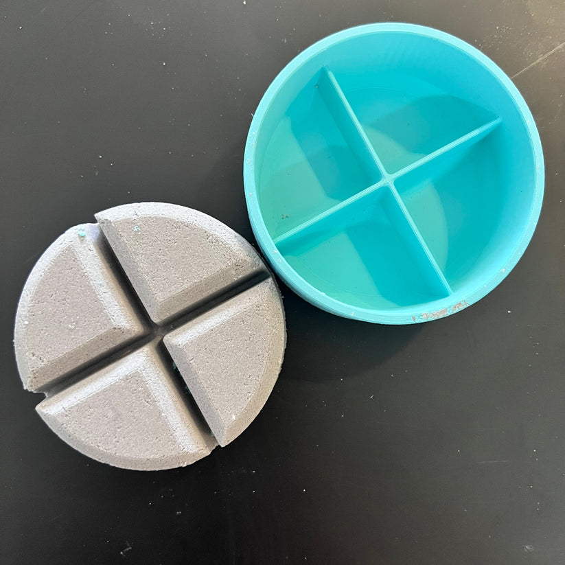 Round Pill 1/4 Snap (3D Printed) 180gm - LRG 230gm