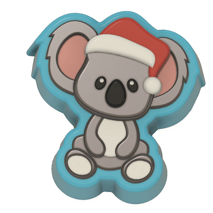 Koala Christmas (Vacuum Form Mould)❤️ - Small 165gm