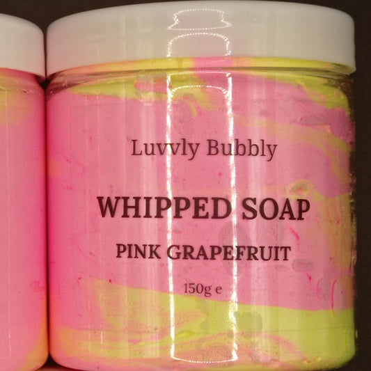 Pink Grapefruit Whipped Soap