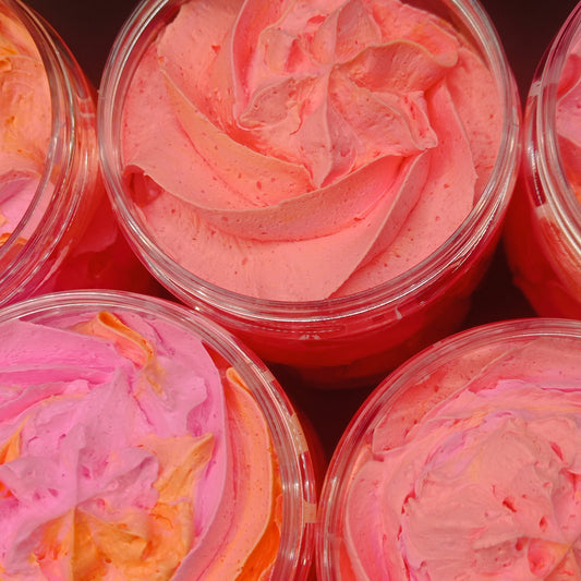 Raspberry Fizz Whipped Soap