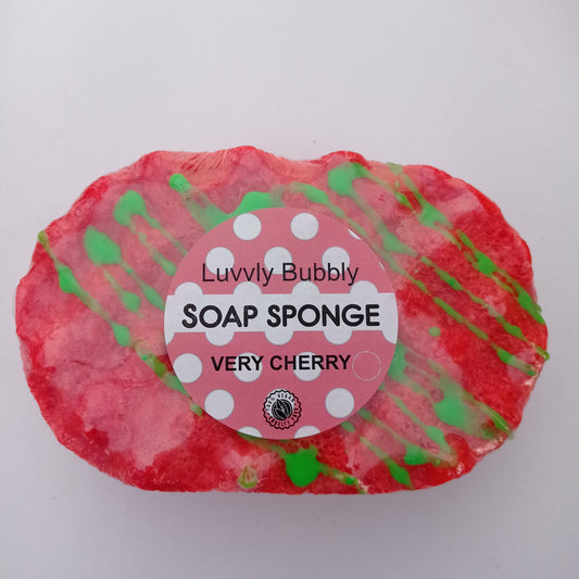 Cherry Soap Sponge