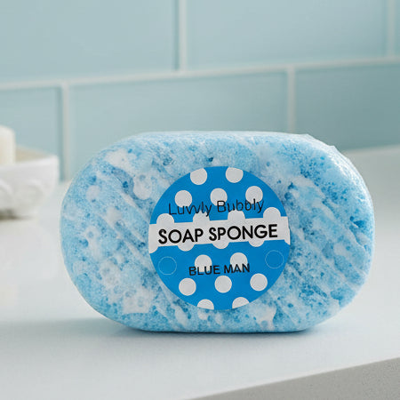 Blue Man Soap Sponge