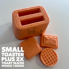 Load image into Gallery viewer, The Last Bath Bomb! Toaster &amp; Toasts (3D Printed)
