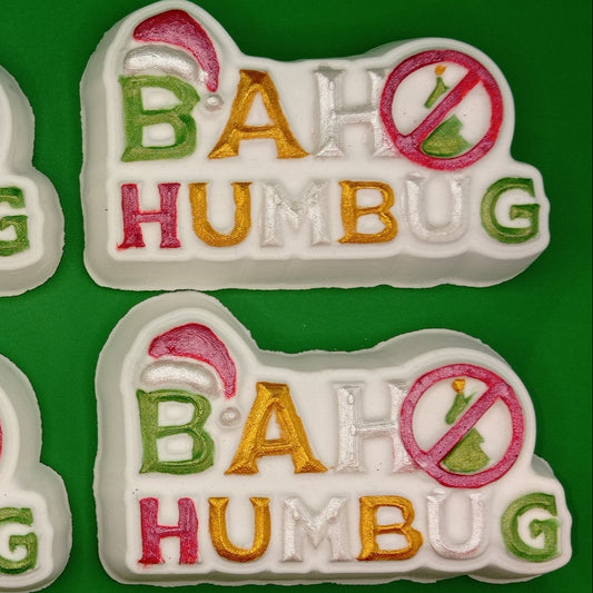 🎄😂 Bah Humbug Bath Bomb – Birthday Cake Fragrance