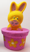 Load image into Gallery viewer, Bunny In Pink/Blue Pot Bath Bomb
