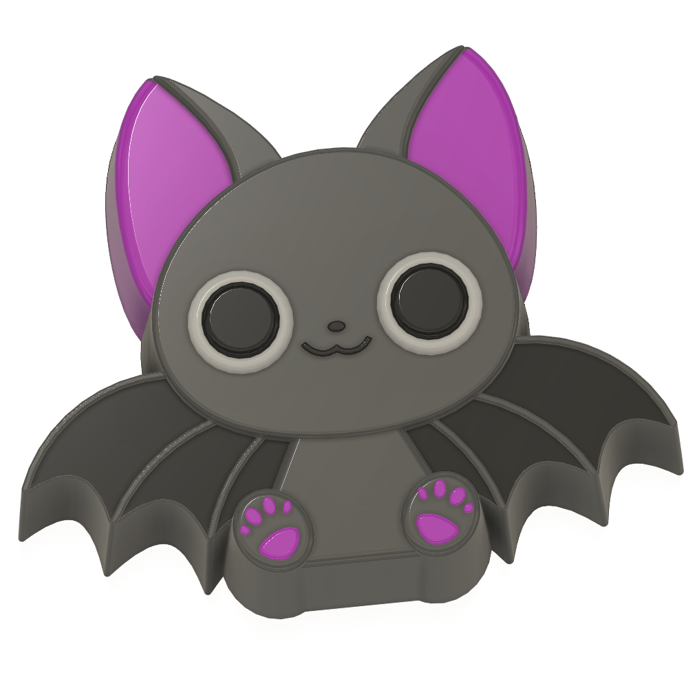 Chibi Bat (Vacuum Form Mould)❤️