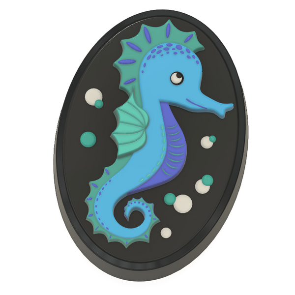 Seahorse (Vacuum Form Mould)❤️